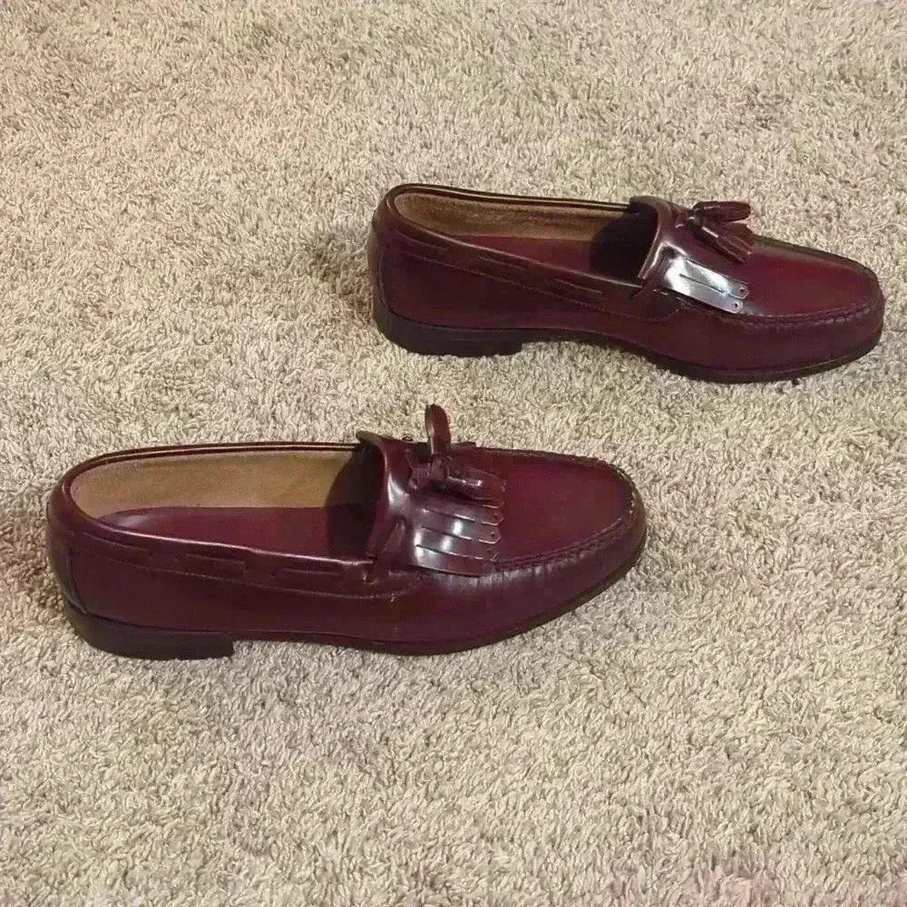 Leather Town Craft loafers, size 10, brown - Picture 2 of 10